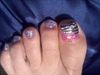  purple zebra toes