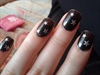Black with Silver Stars