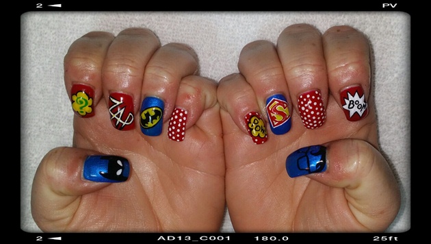Superhero Nails!