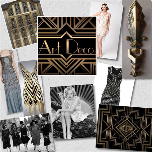 Inspiration Board- Inspired by The Roaring 20’s! The 20’s were a time of great break through, woman’s rights, a change in technology and a break with Modernity. Using this inspiration board, these nails were to create a sense of fun, rebellious, sexy nails.... with a bit of class.