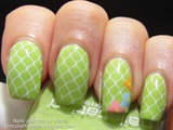 Stamped&amp;Flowery Nail Art