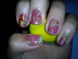 marbled nails