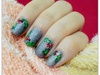 Holly nails for Christmas