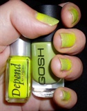 Gradient with yellow and green