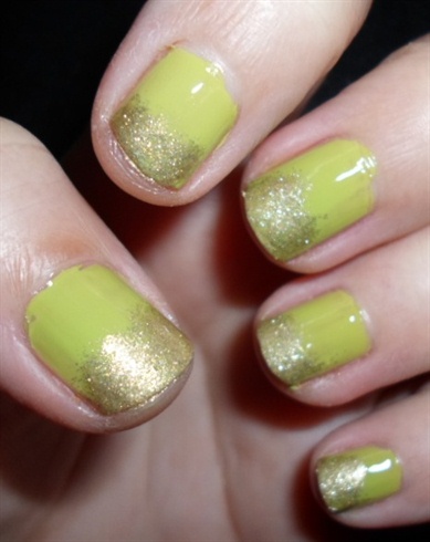 Green with gold gradient