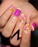 Summer Floral Nails