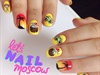 tropical summer nails 🌴