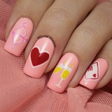 st valentine&#39;s day nails 💘