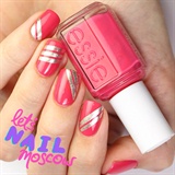 Cute geometric nails ❤️