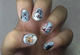 Christmas Frosty The Snowman Nails!! 