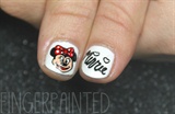 Minnie Mouse Disney Nails
