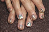 Hello Kitty Glitter Nails