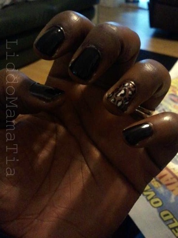Black with Special Cheetah Print