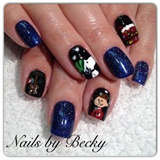A Charlie Brown Christmas Gel Manicure