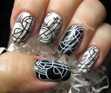 Black and White Stamping