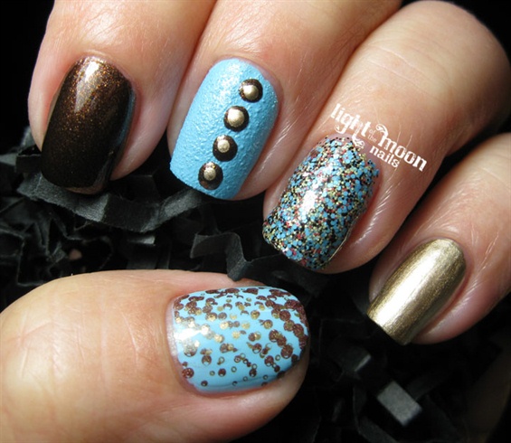 Teal and Brown Skittles