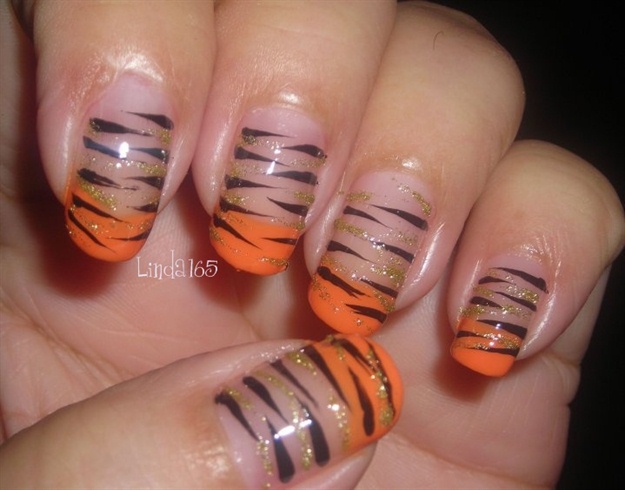 4. 50+ Best Tiger Nail Art Designs for Animal Lovers - wide 7