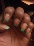 Green French Tip