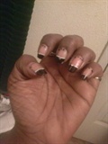 Black And White French Tip