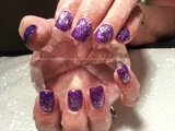 purple glitter