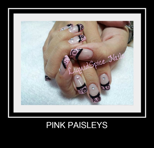 Pink Paisleys