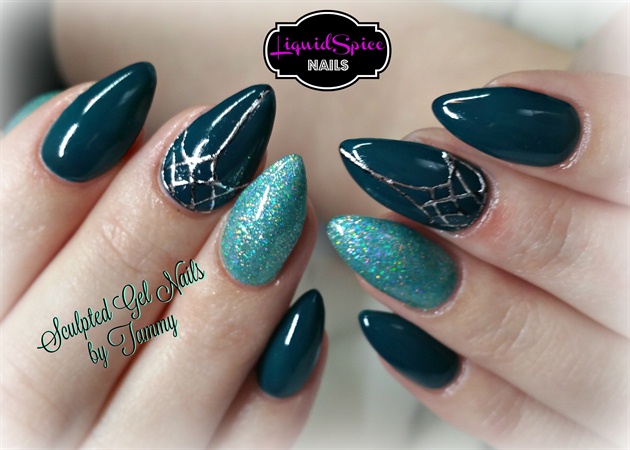 3. Teal Ombre Nail Art - wide 6