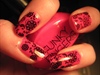 Hot Pink with fower pattern