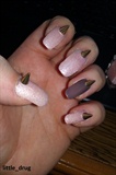 Sand effect nails ♥