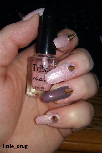 Sand effect nails ♥