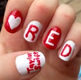 Taylor Swift &quot;Red&quot; Nails
