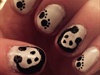 Abstract Panda Nails