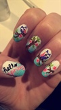 Spring Owl Nails