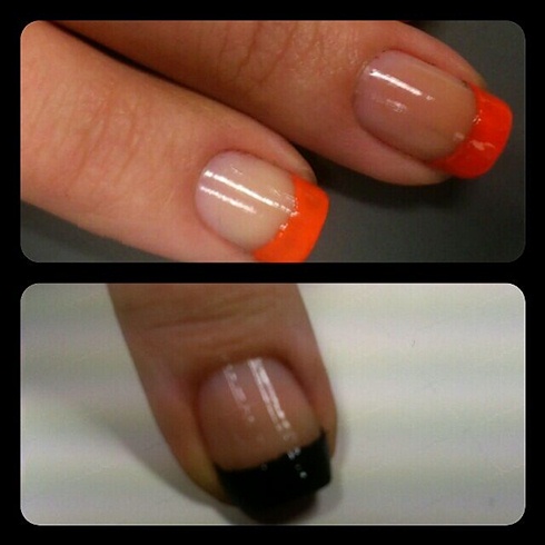 Paint a french tip.