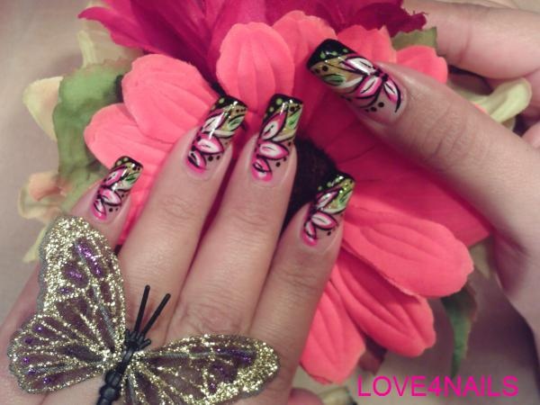 Hand Painted Nail Designs