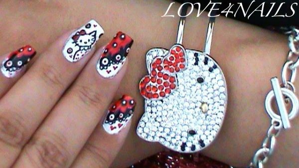 HELLO KITTY NAIL ART DESIGN. View larger photo. Inappropriate