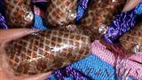 Snake Skin Pattern Nails
