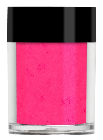 Mix Lecenté Snakebite (pink) neon effect powder with a little bit of IPA to make a water colour paint consistency. Use the Lecenté S1 brush and the colour paint to draw fine lines to create the marble like finish. 