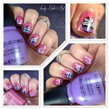 Nail ar stamping gourmandise