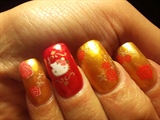 red and gold hello kitty