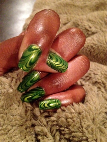 Green Water Marble