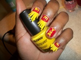 *lovelyBUTstrange* McDonalds Fries Nails