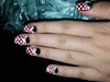 Minnie Mouse inspired nails