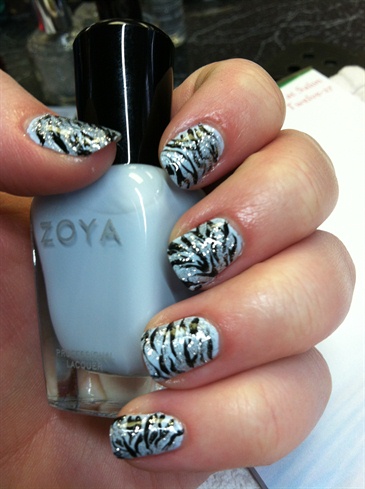 Sparkly Zebra