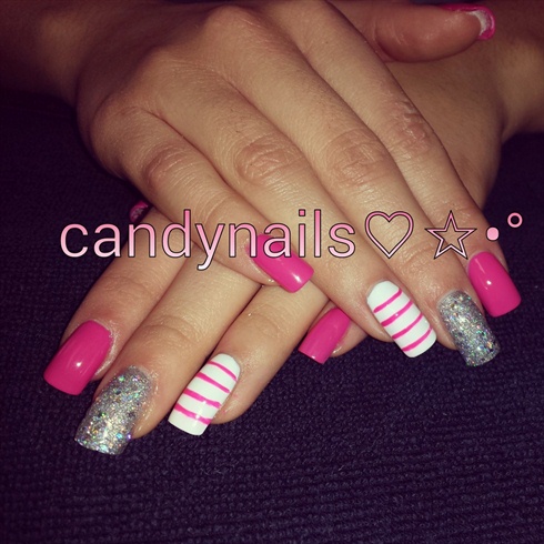 Pink candy stripes