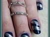 silver garland nails