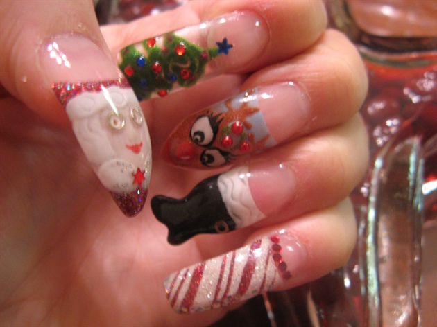  My Christmas nails 12*07