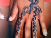Henna Design with Silver French
