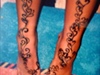 Henna Legs with nailz