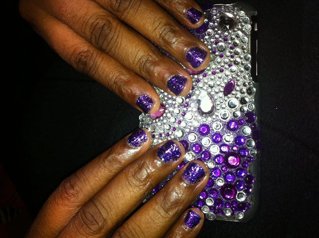 Royal Purple Bedazzled! Bejeweled!