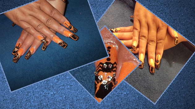 Halloween Collage of Bootiful Nails